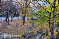 Viennaslide-00091207h Wien, Jüdischer Friedhof Seegasse - Vienna, Jewish Graveyard Seegasse