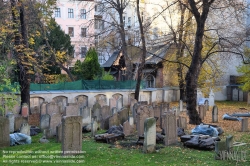 Viennaslide-00091208h Wien, Jüdischer Friedhof Seegasse - Vienna, Jewish Graveyard Seegasse