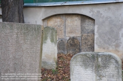 Viennaslide-00091209 Wien, Jüdischer Friedhof Seegasse - Vienna, Jewish Graveyard Seegasse