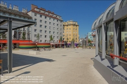 Viennaslide-00101131 Wien, Reumannplatz, Neugestaltung 2020