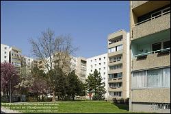 Viennaslide-00110142 Wien, Plattenbauten - Vienna, Building made with precast Concrete Slabs