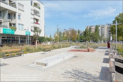 Viennaslide-00110156 Wien Simmering, 'Klimafitter' Platz // Vienna, Public Space, Greenery