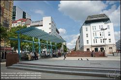 Viennaslide-00120104 Wien, Meidlinger Hauptstraße, Entwurf von Boris Podrecca, Fertigstellung 1994