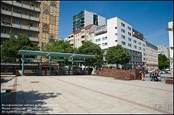 Viennaslide-00120110 Wien, Meidlinger Hauptstraße, Entwurf von Boris Podrecca, Fertigstellung 1994