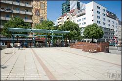 Viennaslide-00120115 Wien, Meidlinger Hauptstraße, Entwurf von Boris Podrecca, Fertigstellung 1994