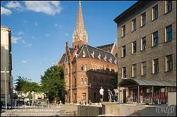 Viennaslide-00150155 Wien, Meiselmarkt und Wasserwelt, Architekten Rudolf Guttmann und Rupert Falkner, ca 1995