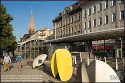 Viennaslide-00150161 Wien, Meiselmarkt und Wasserwelt, Architekten Rudolf Guttmann und Rupert Falkner, ca 1995