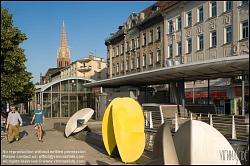 Viennaslide-00150161 Wien, Meiselmarkt und Wasserwelt, Architekten Rudolf Guttmann und Rupert Falkner, ca 1995