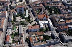 Viennaslide-00160002 Wien, 16. Bezirk, Alt-Ottakring, Ottakringer Straße, Luftbild - Vienna, Aerial View of 16th District