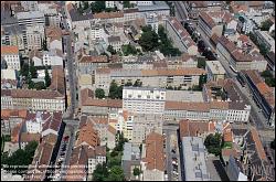 Viennaslide-00160012 Wien, Luftbild um 1995. Ottakringer Straße, Wurlitzergasse, rechts Wattgasse