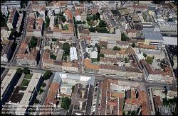 Viennaslide-00160015 Wien, Thaliastraße, rechts oben Ottakringer Brauerei, Luftbild - Vienna, Aerial View