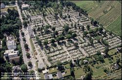 Viennaslide-00190005 Wien, Luftbild um 1995, Sieveringer Friedhof