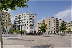 Viennaslide-00221165f Wien, Stadtentwicklungsbeiet Seestadt Aspern, Hannah-Arendt-Platz - Vienna, City Development Area Seestadt Aspern, Hannah-Arendt-Platz