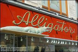 Viennaslide-00250133 Wien, Rotenturmstraße, Lederwaren Alligator