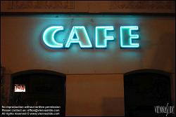 Viennaslide-00251933 Wien, Neonlicht 'Cafe'