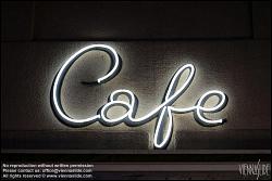 Viennaslide-00251934 Wien, Neonlicht 'Cafe'