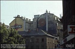 Viennaslide-00252112 Wien, Gumpendorferstraße, Außenwerbung auf einer Feuermauer, Hirsch-Seife, Schicht-Seife, Martini