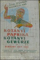 Viennaslide-00252138 Wien, Nussdorferstraße 90-92, freigelegte Außenwerbung auf einer Feuermauer, Kotanyi Gewürze