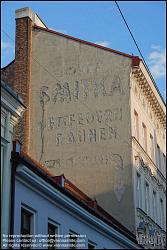 Viennaslide-00252148 Wien, Reindorfgasse 12, Außenwerbung auf einer Feuermauer, Bettfedern und Daunen