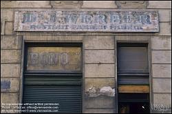 Viennaslide-00252303 Wien, Dürergasse 19, Spuren alter Geschäftsaufschrift 'Bonol' um 1985