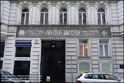 Viennaslide-00252307 Wien, Piaristengasse 17, Spuren alter Geschäftsaufschrift 'Adolf Jacob'