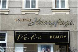 Viennaslide-00254044 Wien, Rotensterngasse 13, altes Friseurgeschäft