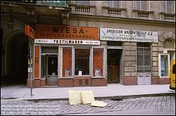 Viennaslide-00255006 Wien, Gonzagagasse, alte Textilgeschäfte