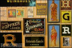 Viennaslide-00264916 Wien, Josef Samuel, der letzte Schildermaler Wiens