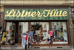 Viennaslide-00265001 Listner-Hüte, Inhaberin Brigitte Lintner, Landstraßer Hauptstraße 98, 1030 Wien