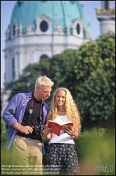 Viennaslide-00270147 Wien, junges Touristenpaar - Vienna, Young Tourists