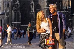 Viennaslide-00270159 Wien, junges Touristenpaar - Vienna, Young Tourists