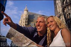 Viennaslide-00270169 Wien, junges Touristenpaar - Vienna, Young Tourists