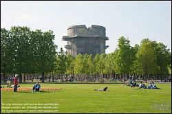 Viennaslide-00291332 Wien, Augarten, Flakturm - Vienna, Augarten, Bunker