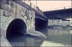 Viennaslide-00310109 Wien, Donaukanal, historische Aufnahme