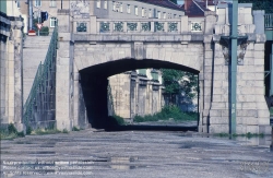 Viennaslide-00310112 Wien, Donaukanal, historische Aufnahme um 1987