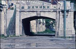 Viennaslide-00310112 Wien, Donaukanal, historische Aufnahme um 1987