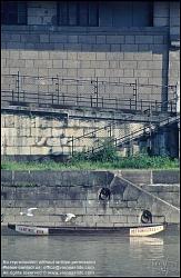 Viennaslide-00310113 Wien, Donaukanal, historische Aufnahme um 1987