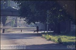 Viennaslide-00310117 Wien, Donaukanal, historische Aufnahme um 1987