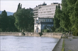 Viennaslide-00310118 Wien, Donaukanal, historische Aufnahme um 1987