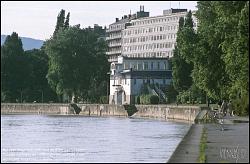 Viennaslide-00310118 Wien, Donaukanal, historische Aufnahme um 1987