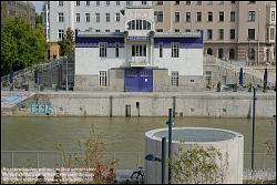 Viennaslide-00310329 Wien, Donaukanal, Umbau der Kaiserbadschleuse zu 'Hängenden Gärten'