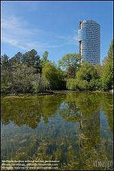 Viennaslide-00312210 Wien, Wasserpark und Florido-Tower