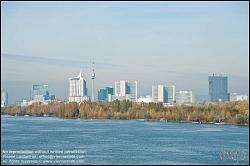 Viennaslide-00313379 Wien, moderne Architektur an der Donau - Vienna, Modern Architecture