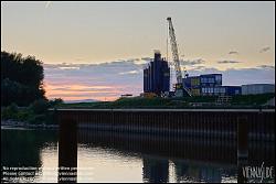 Viennaslide-00315101 Wien, Alberner Hafen // Vienna, River Danube, Albern Harbour