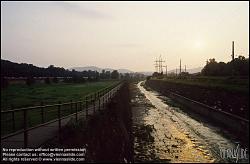 Viennaslide-00319119 Wiental, Wienflussauffangbecken (Retentionsbecken) bei Auhof