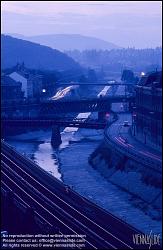 Viennaslide-00319132 Wienfluss bei Hütteldorf