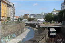 Viennaslide-00319322 Wien, Wienfluss nahe Pilgrambrücke, Wientalterrasse