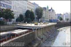 Viennaslide-00319337 Wien, Wienfluss nahe Pilgrambrücke, Wientalterrasse