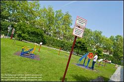 Viennaslide-00350134 Wien, AKH, Spielplatz für Erwachsene - Vienna, Playground for Adults