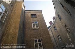 Viennaslide-00351147 Wien, Altes AKH, Narrenturm, Isidore Canebvale 1784, Innenhof